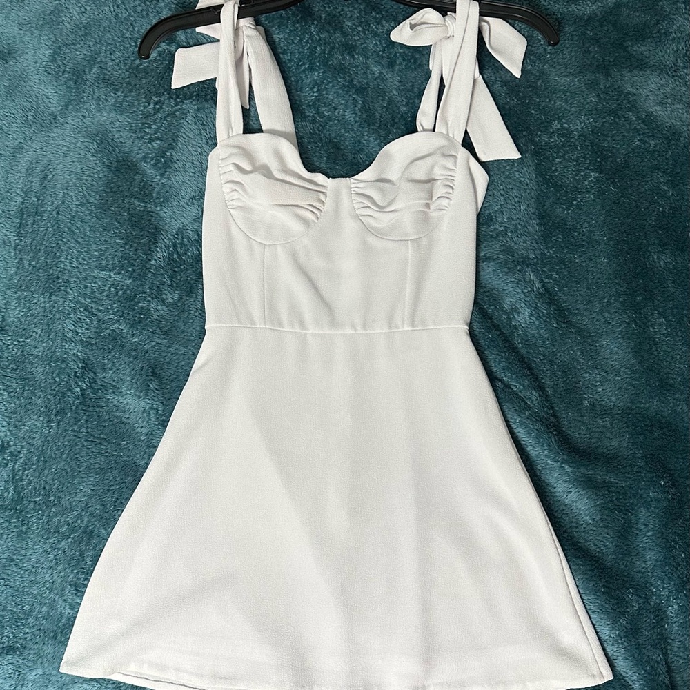 Lucy in the Sky White Mini Dress